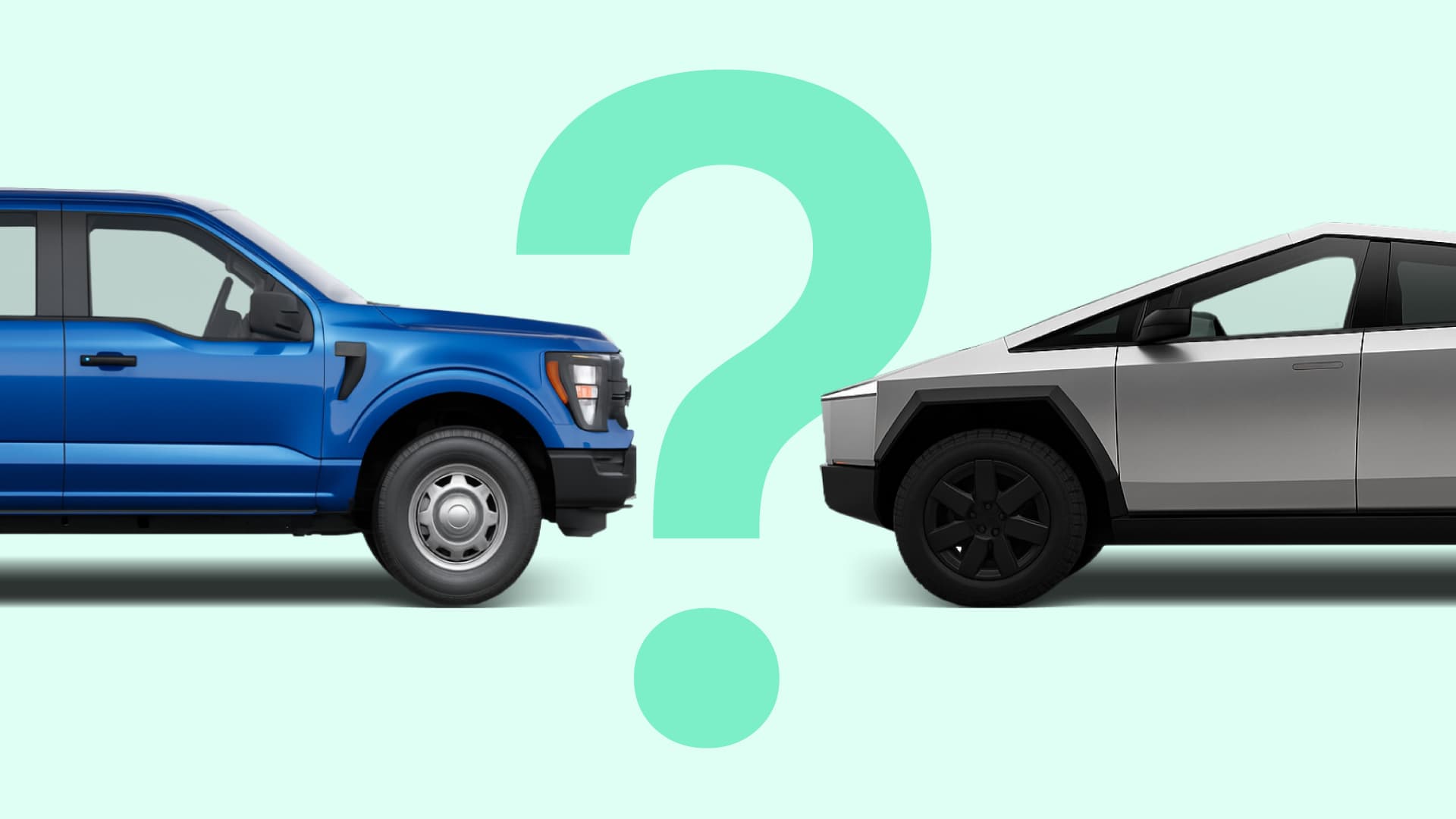 Ford F-150 vs Tesla Cybertruck: Dimensions, Bed Sizes, Width & Parking