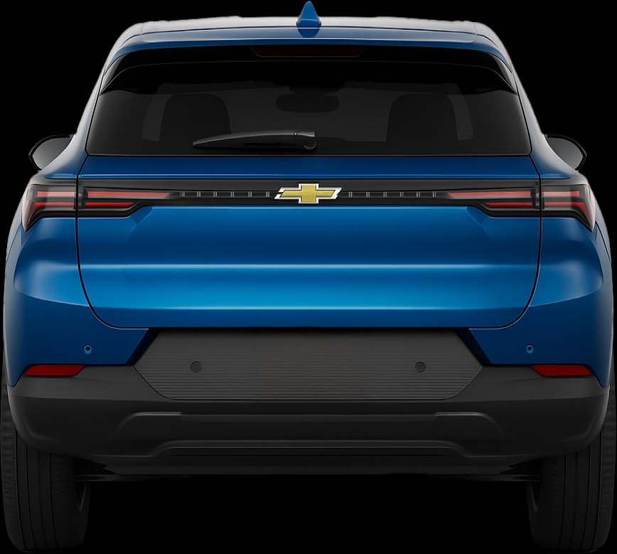 Rear view of the 2024 Chevrolet Equinox EV