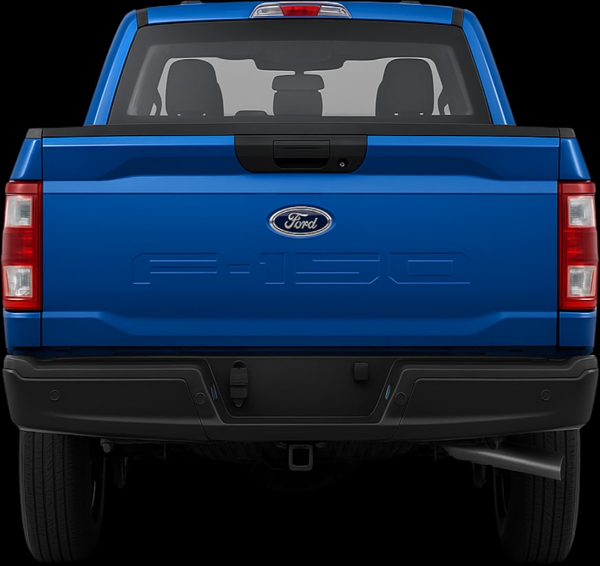 Rear view of the 2024 Ford F-150 SuperCrew 5-1/2 4x2