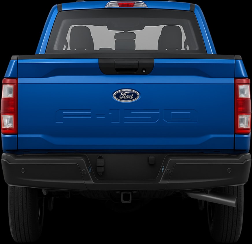 Rear view of the 2024 Ford F-150 SuperCrew 6-1/2 4x2