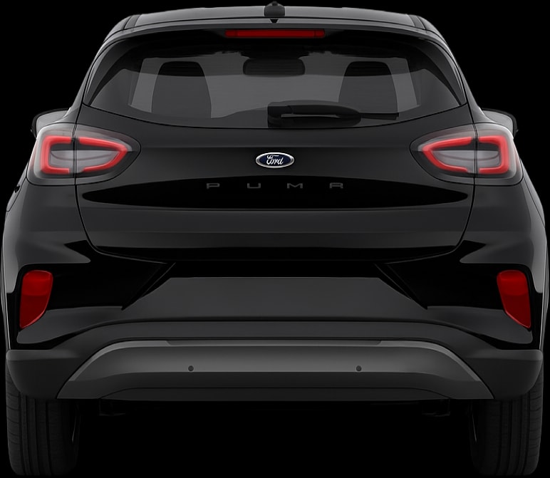 Rear view of the 2024 Ford Puma