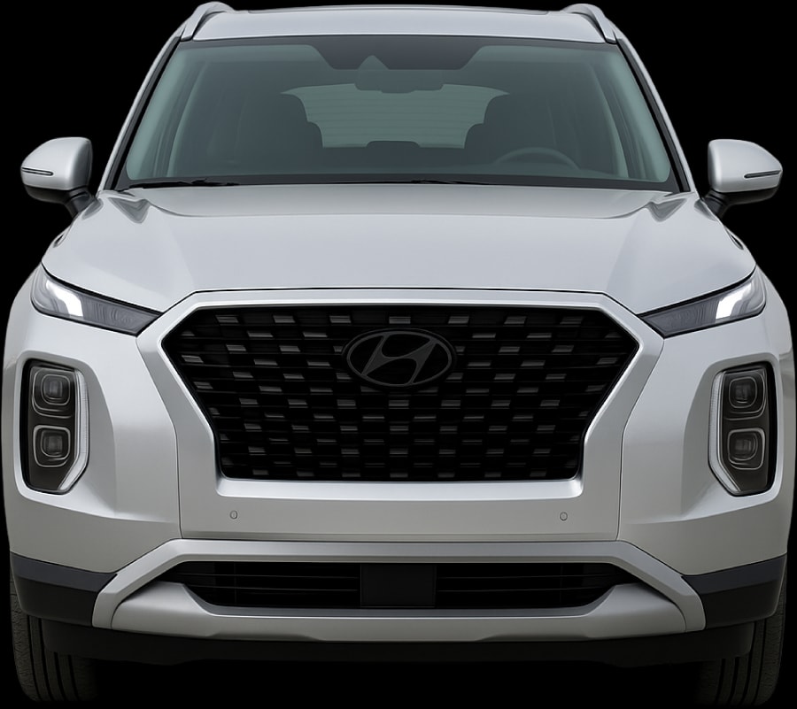 Front view of the 2022 Hyundai Palisade