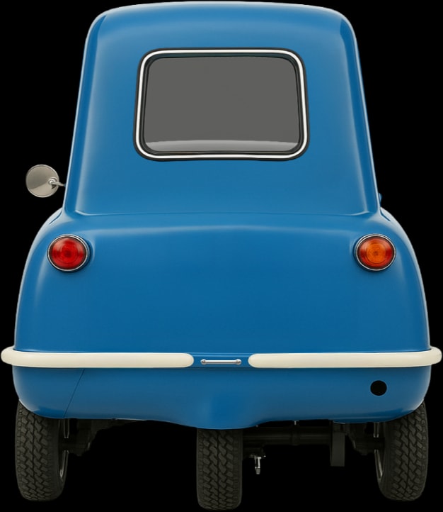 Rear view of the 1962 Peel P50