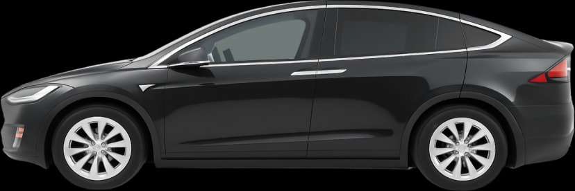 Side view of the 2015 Tesla Model X
