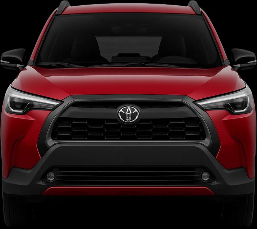 Front view of the 2025 Toyota Corolla Cross