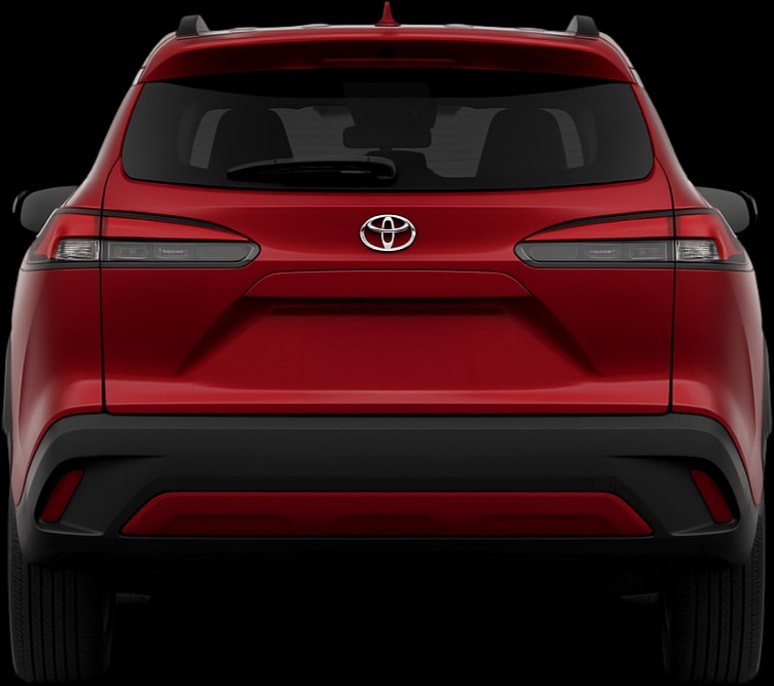 Rear view of the 2025 Toyota Corolla Cross