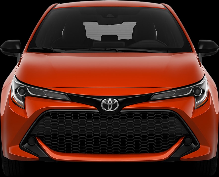 Front view of the 2023 Toyota Corolla Hatchback