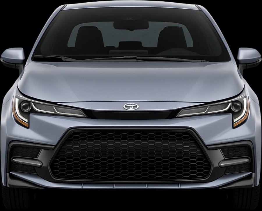Front view of the 2023 Toyota Corolla Sedan
