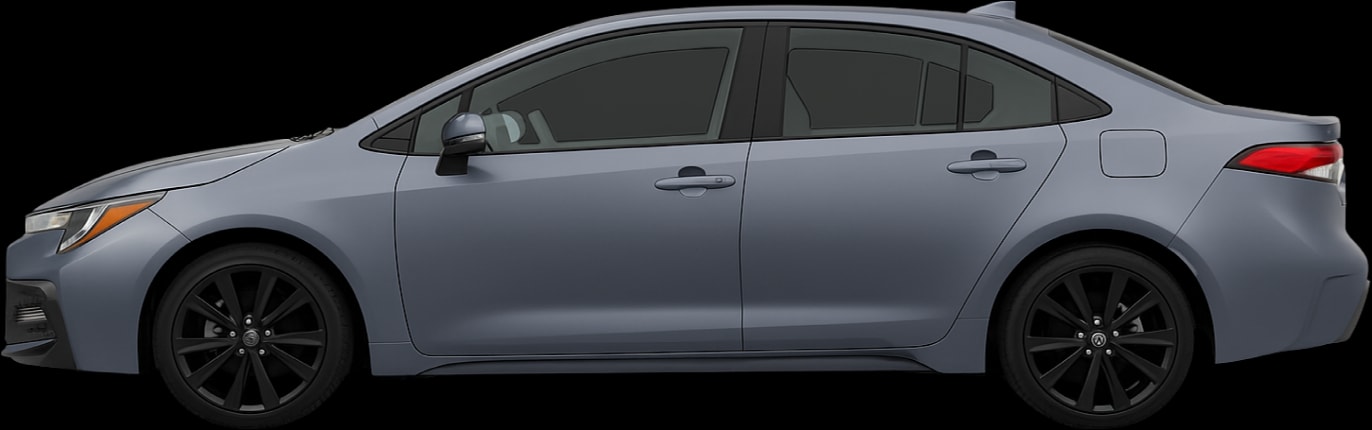 Side view of the 2023 Toyota Corolla Sedan