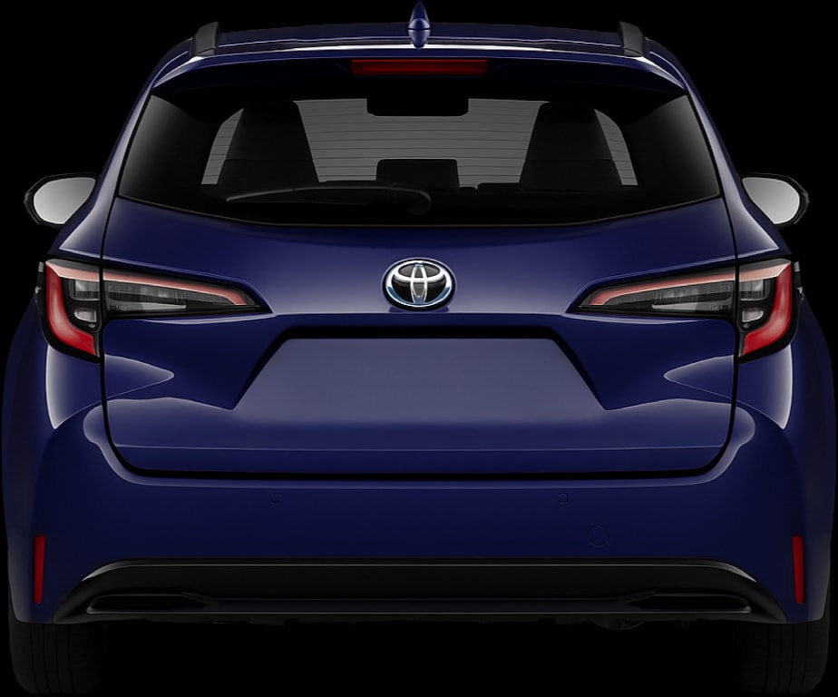 Rear view of the 2023 Toyota Corolla Touring Sports