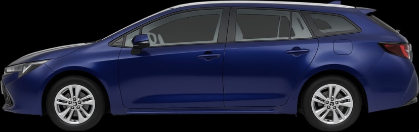 Side view of the 2023 Toyota Corolla Touring Sports
