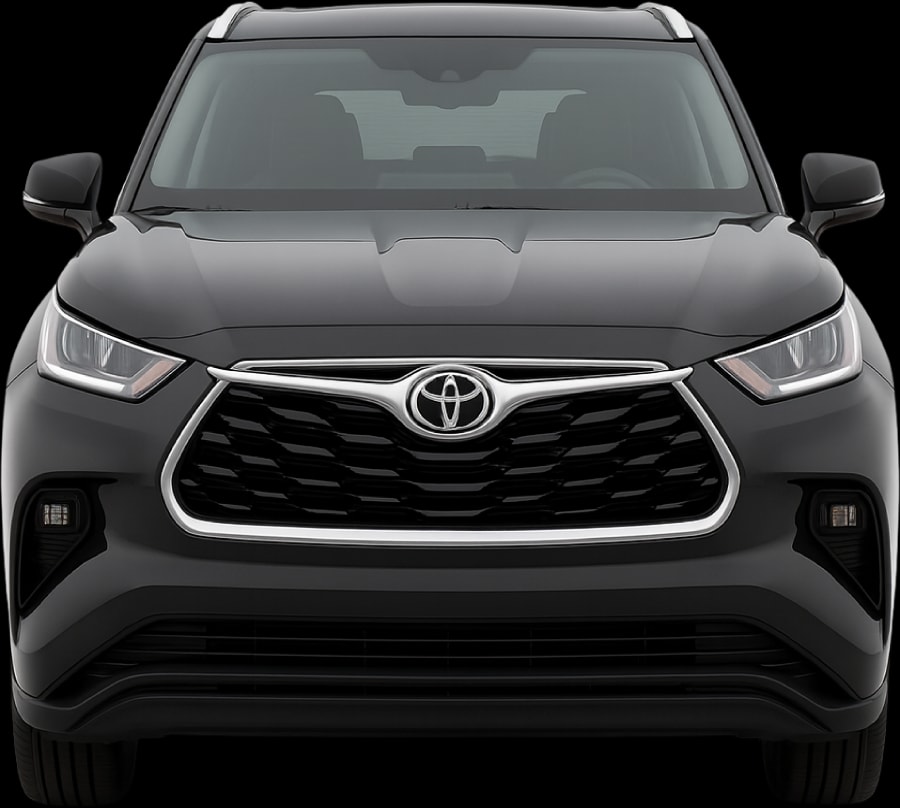 Front view of the 2020 Toyota Highlander