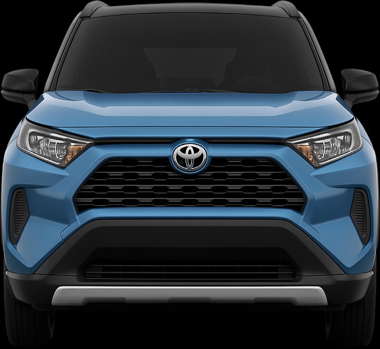 Front view of the 2021 Toyota RAV4