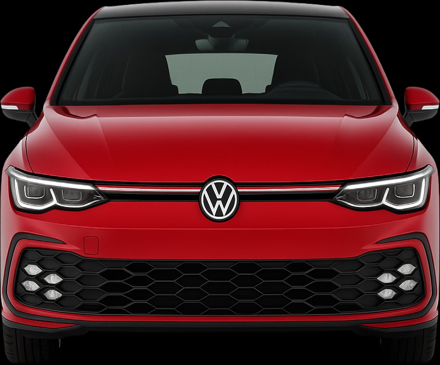 Front view of the 2024 Volkswagen Golf