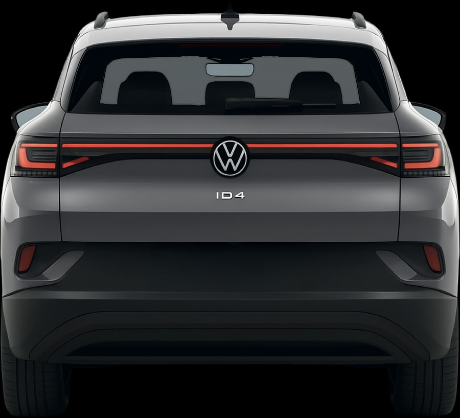 Rear view of the 2020 Volkswagen ID.4