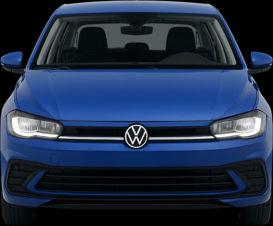 Front view of the 2021 Volkswagen Polo