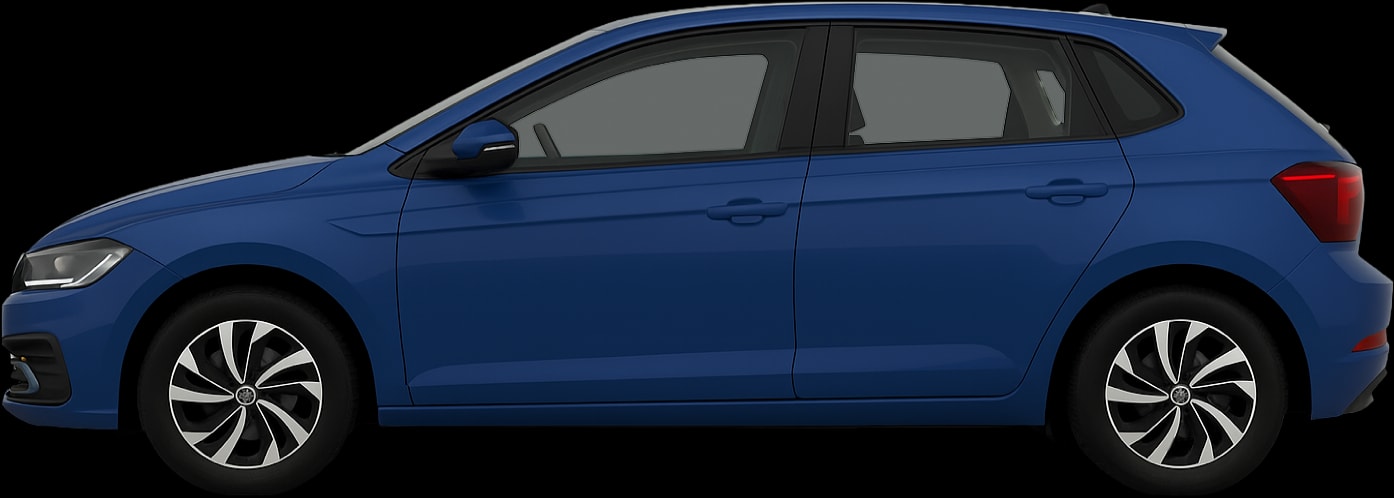 Side view of the 2021 Volkswagen Polo