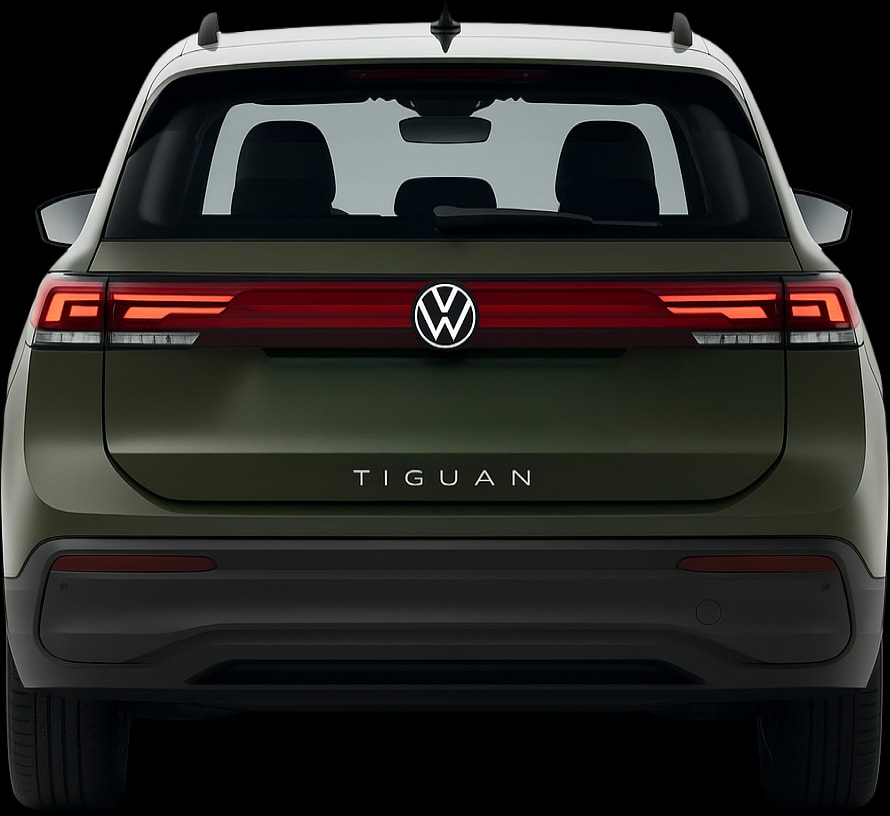 Rear view of the 2024 Volkswagen Tiguan