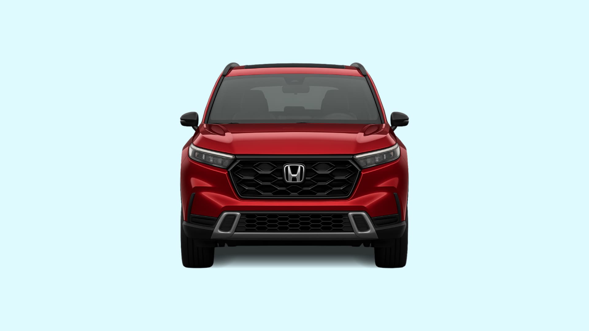 Honda CR-V body width, width with mirrors folded and width including mirrors comparison