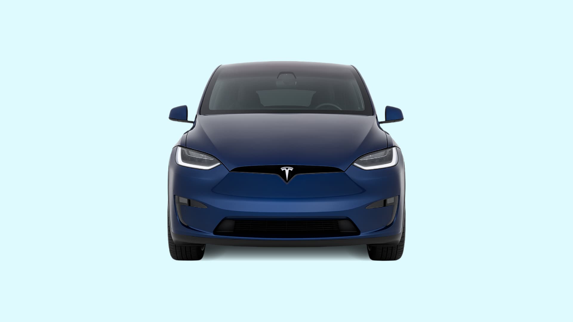 Tesla Model X body width and width including mirrors comparison