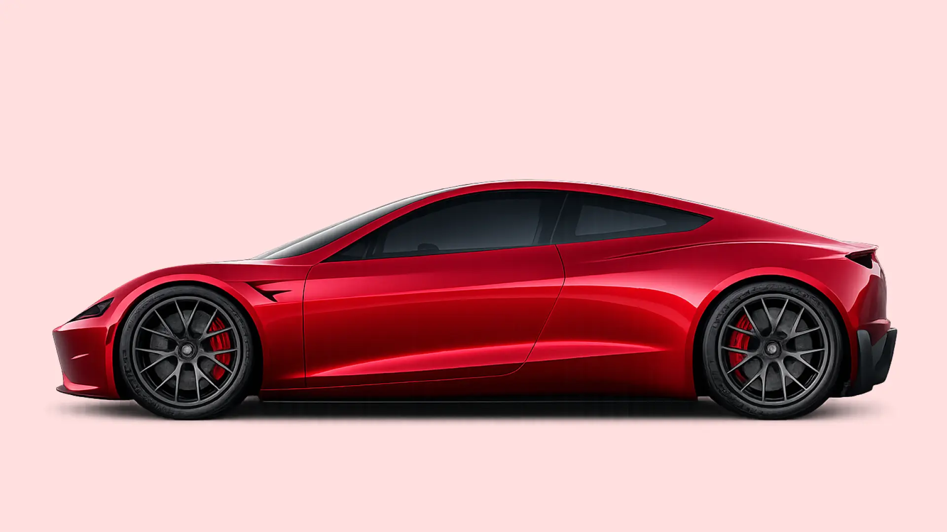 Tesla Roadster Gen 1 vs Gen 2 side-view comparison