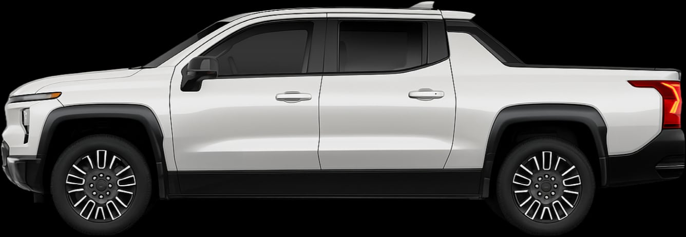 Side view of the 2024 Chevrolet Silverado EV