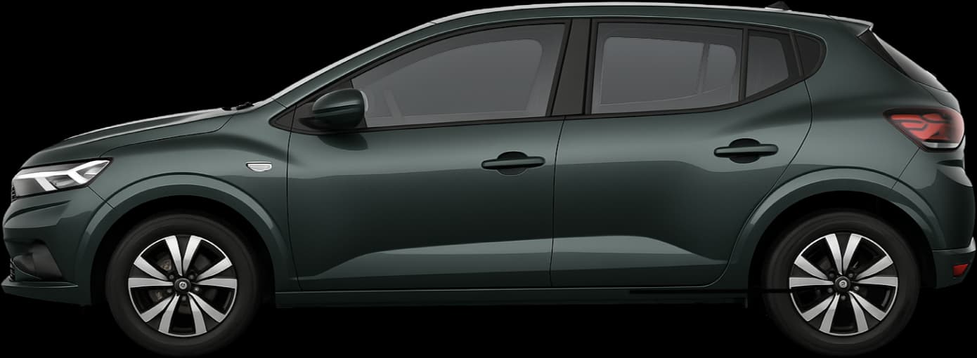 Side view of the 2020 Dacia Sandero