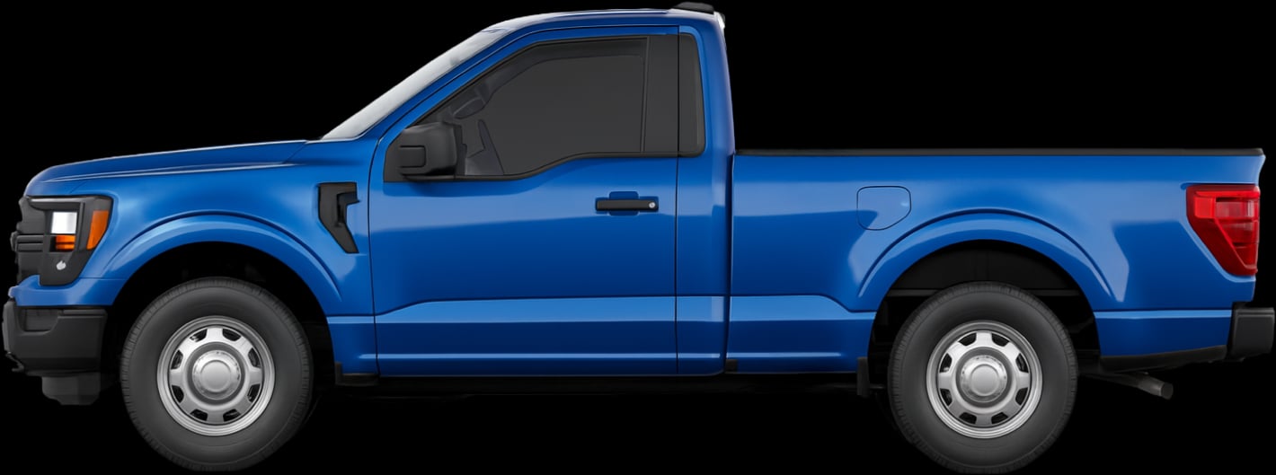 Side view of the 2024 Ford F‑150 Regular Cab 6.5ft bed 4x4