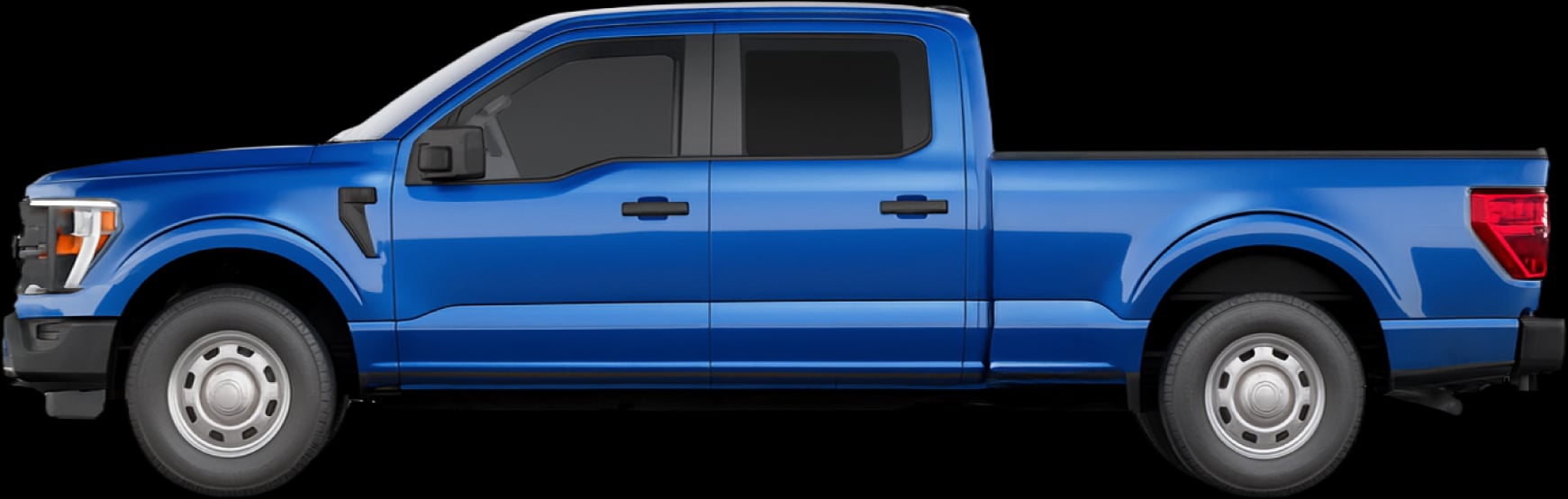 Side view of the 2024 Ford F‑150 SuperCrew 6.5ft bed 4x2