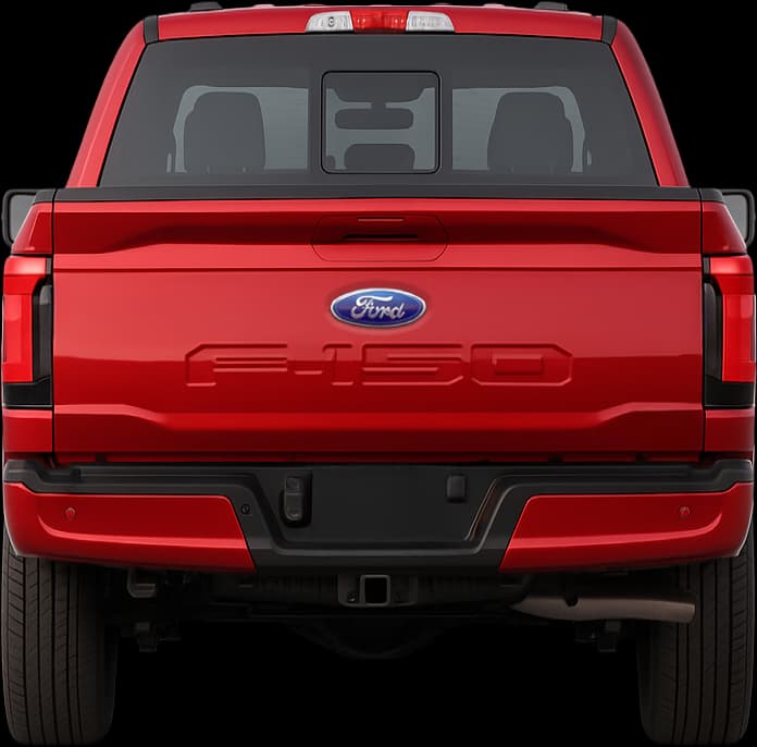 2022 Ford F-150 Lightning — Rear view
