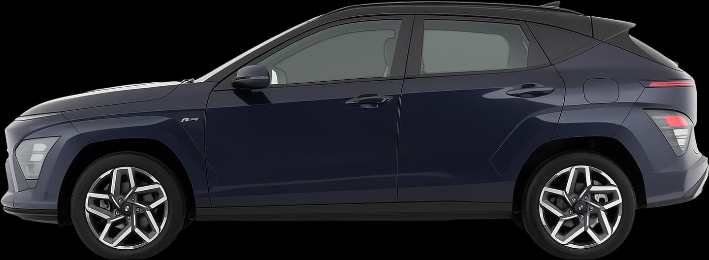 Side view of the 2023 Hyundai Kona