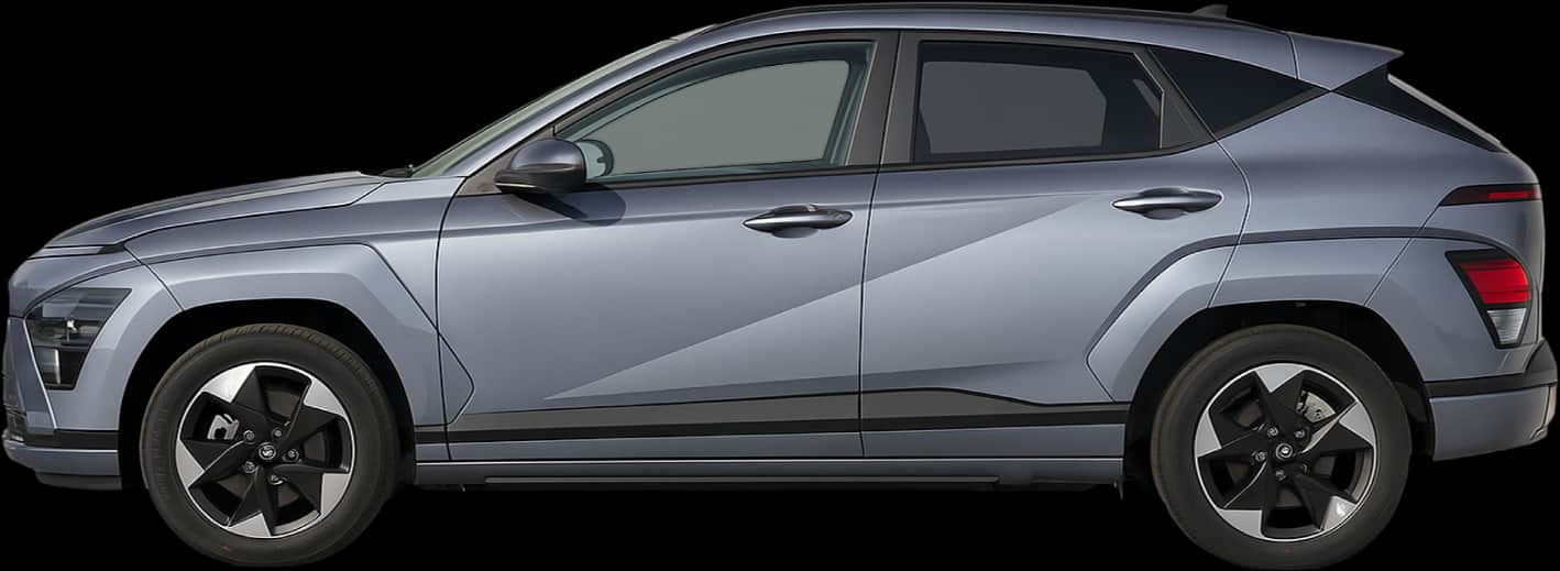 Side view of the 2024 Hyundai Kona Electric