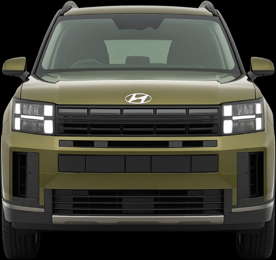 Front view of the 2024 Hyundai Santa Fe