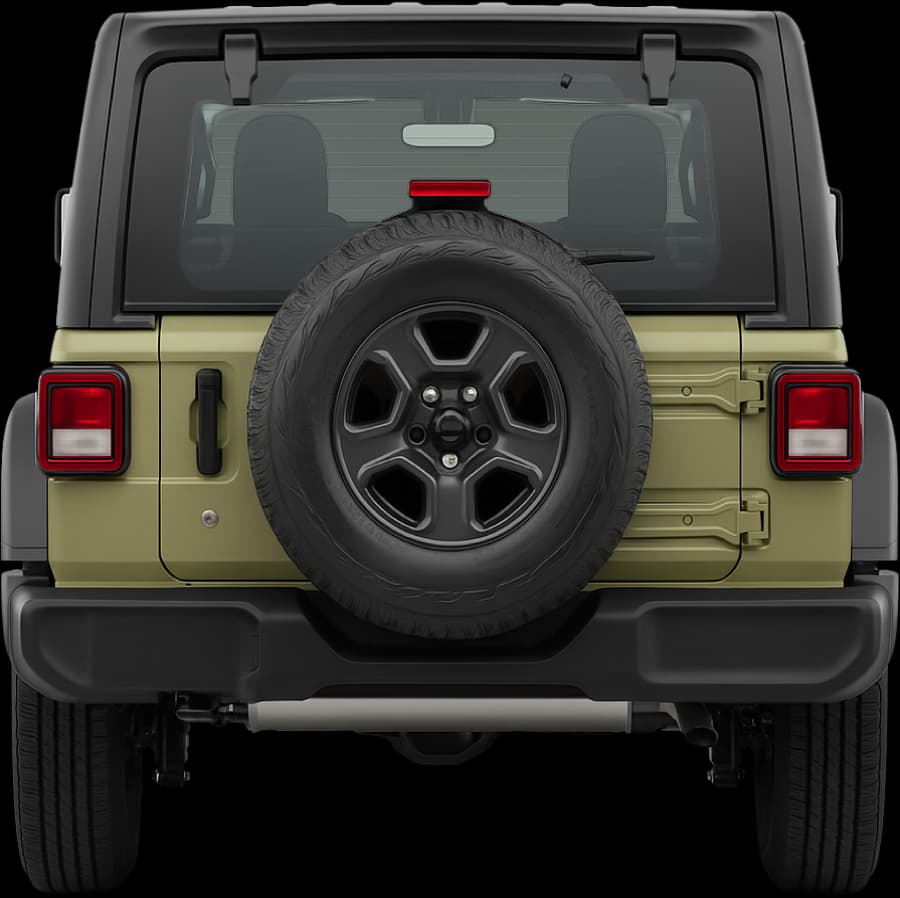 2017 Jeep Wrangler — Rear view