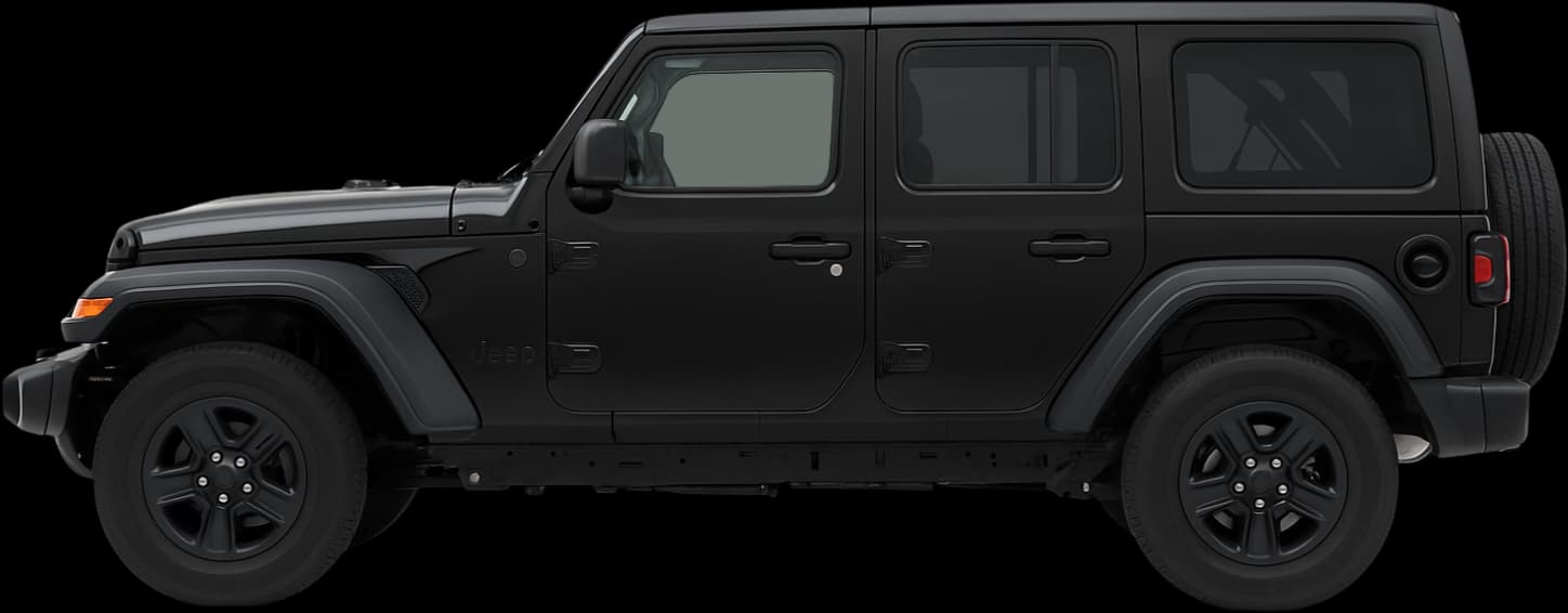 Side view of the 2017 Jeep Wrangler Unlimited