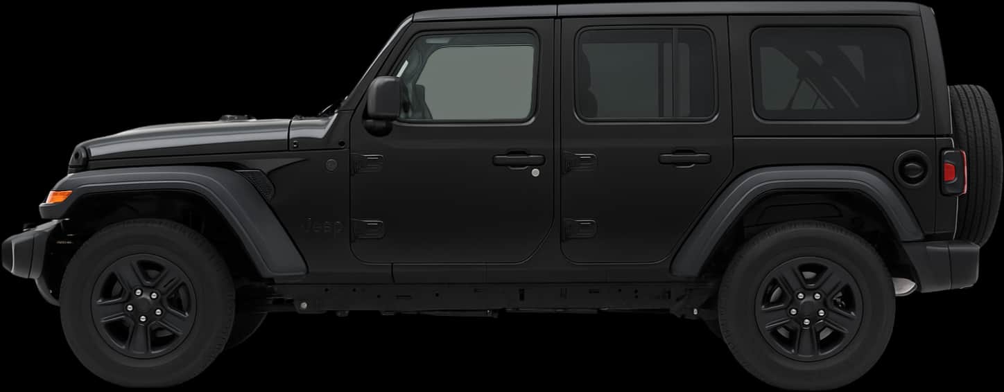 Side view of the 2018 Jeep Wrangler Unlimited