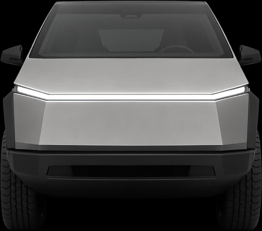 2023 Tesla Cybertruck — Front view