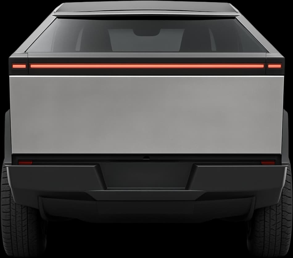 2023 Tesla Cybertruck — Rear view