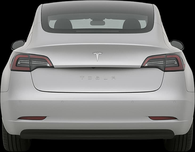 2017 Tesla Model 3 — Rear view