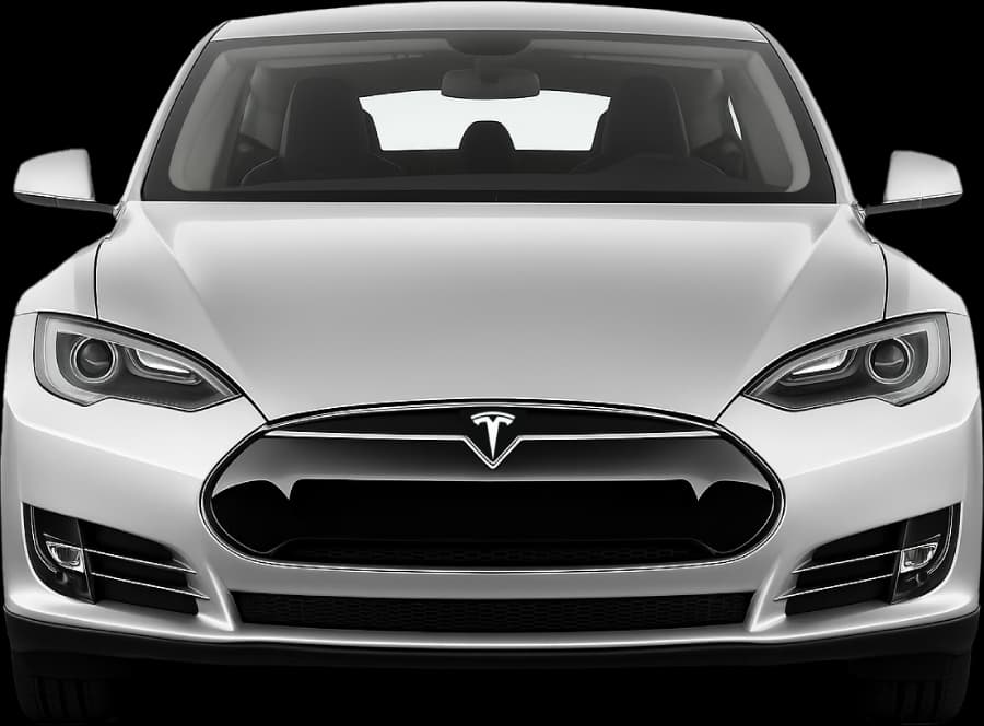 2012 Tesla Model S — Front view