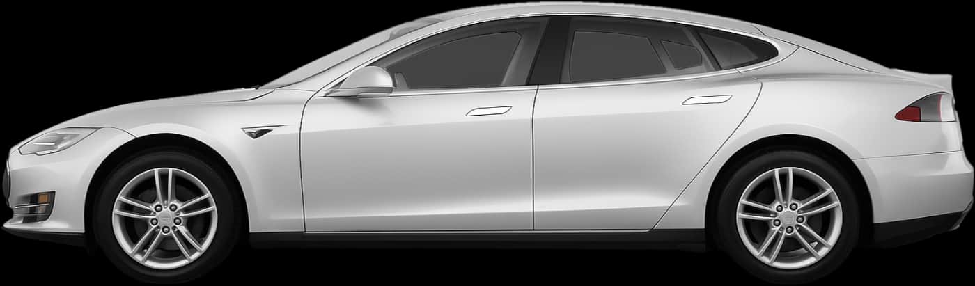 Side view of the 2013 Tesla Model S