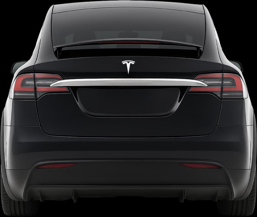 2015 Tesla Model X — Rear view