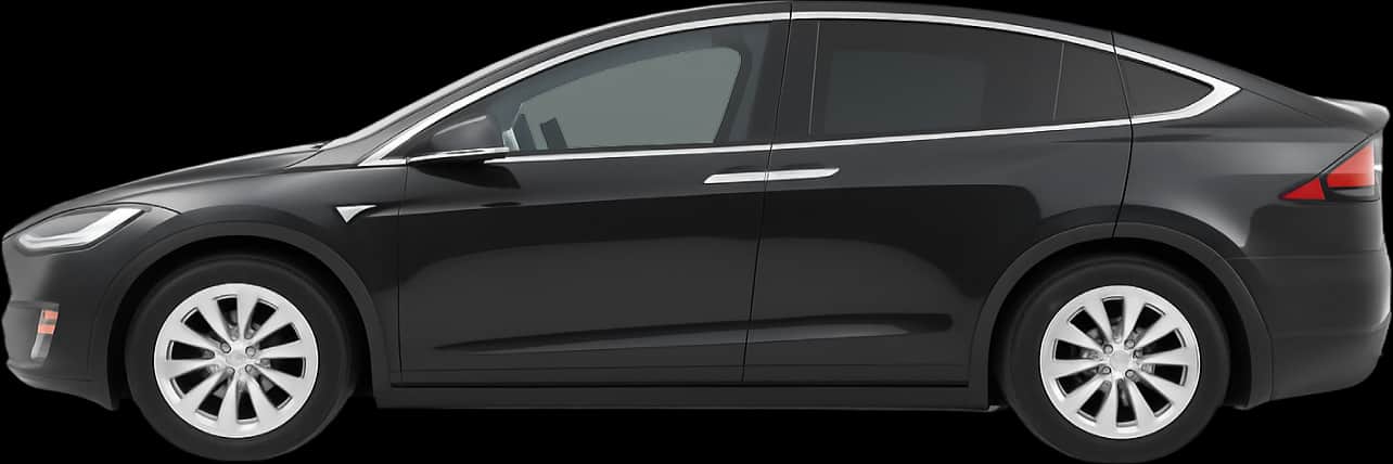 Side view of the 2015 Tesla Model X