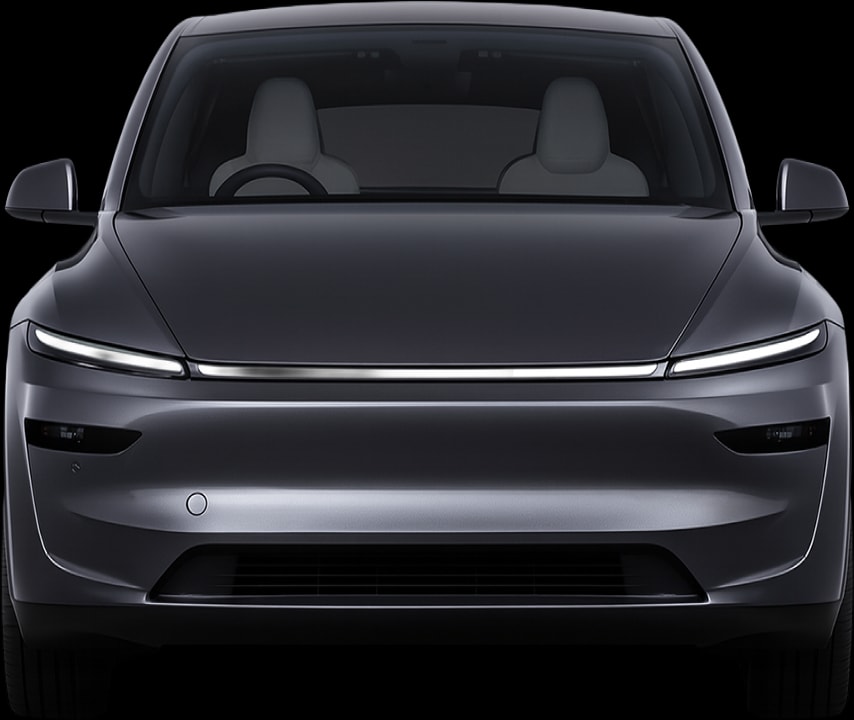 Front view of the 2020 Tesla Model Y