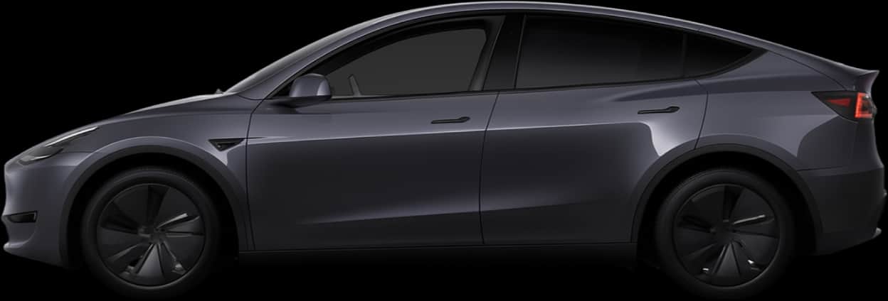 Side view of the 2020 Tesla Model Y