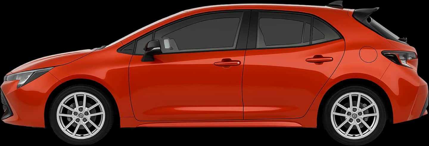 Side view of the 2023 Toyota Corolla Hatchback