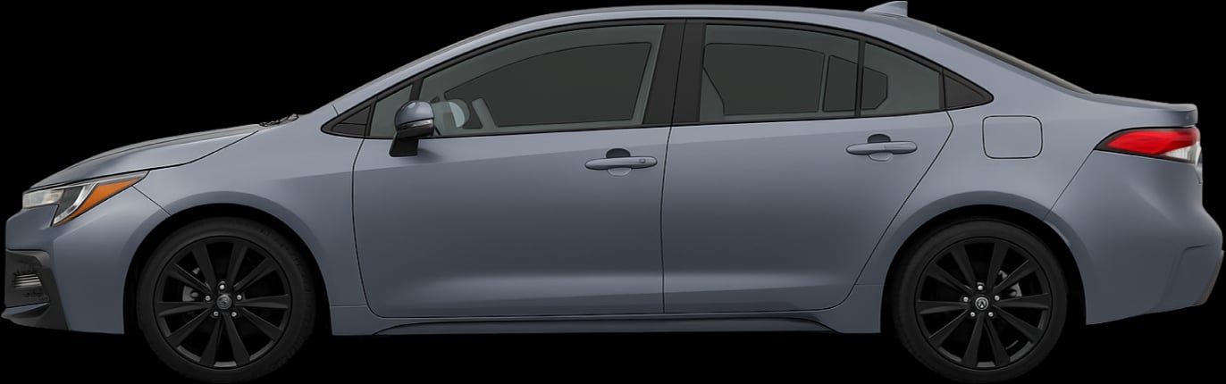 Side view of the 2023 Toyota Corolla Sedan