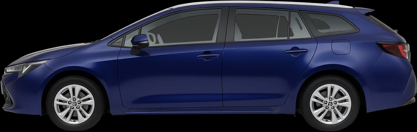 Side view of the 2023 Toyota Corolla Touring Sports