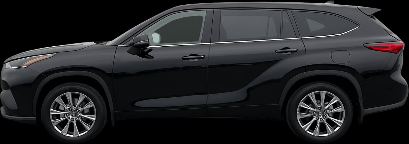 Side view of the 2020 Toyota Highlander