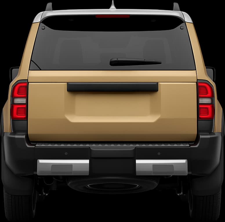 2021 Toyota Land Cruiser — Rear view